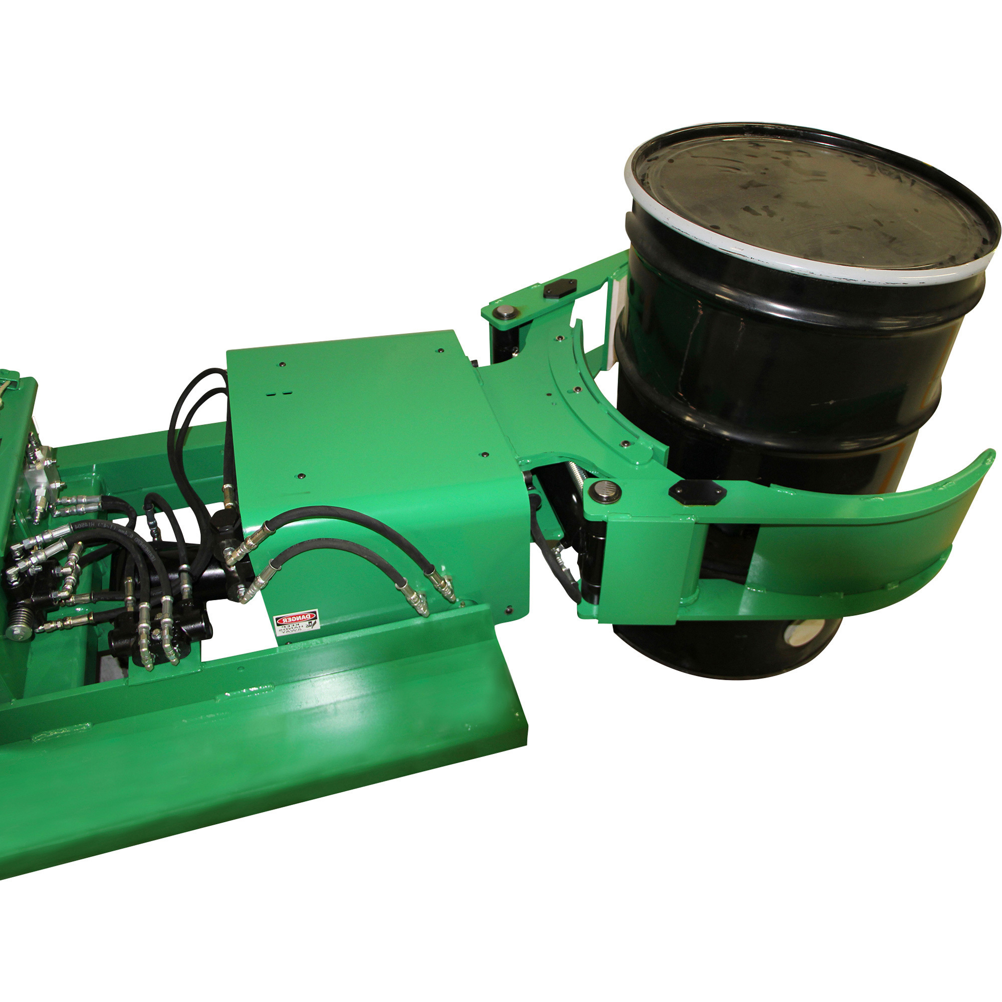 Valley Craft Drum Clamp & Rotate Powered Forklift Attachment, Hydra Grip, Forklift Powered Clamp/360°  Rotation, 2000-Lb. Capacity, Model# F89702
